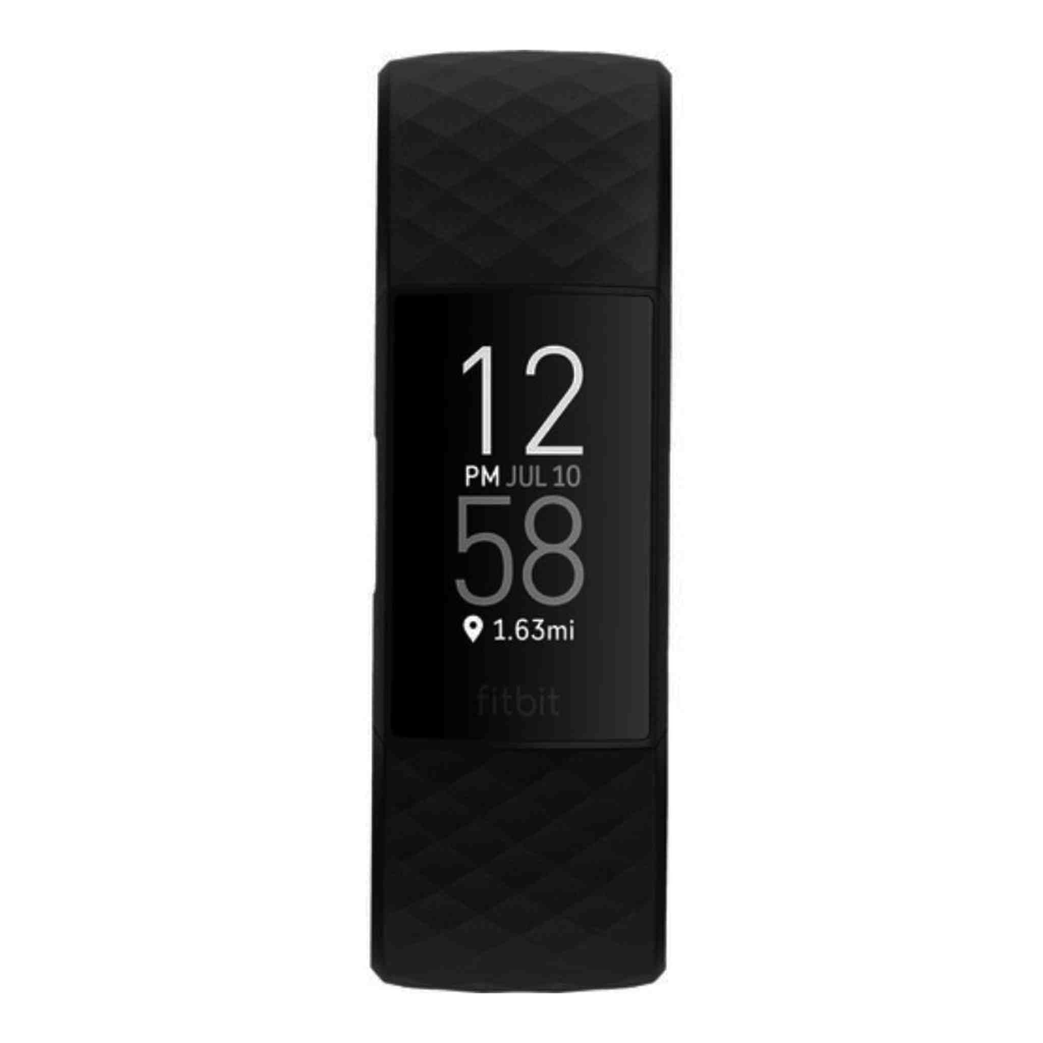Fitbit Charge 4 Fitness and Activity Tracker with Built-in GPS, Heart Rate, Sleep & Swim Tracking, Black/Black