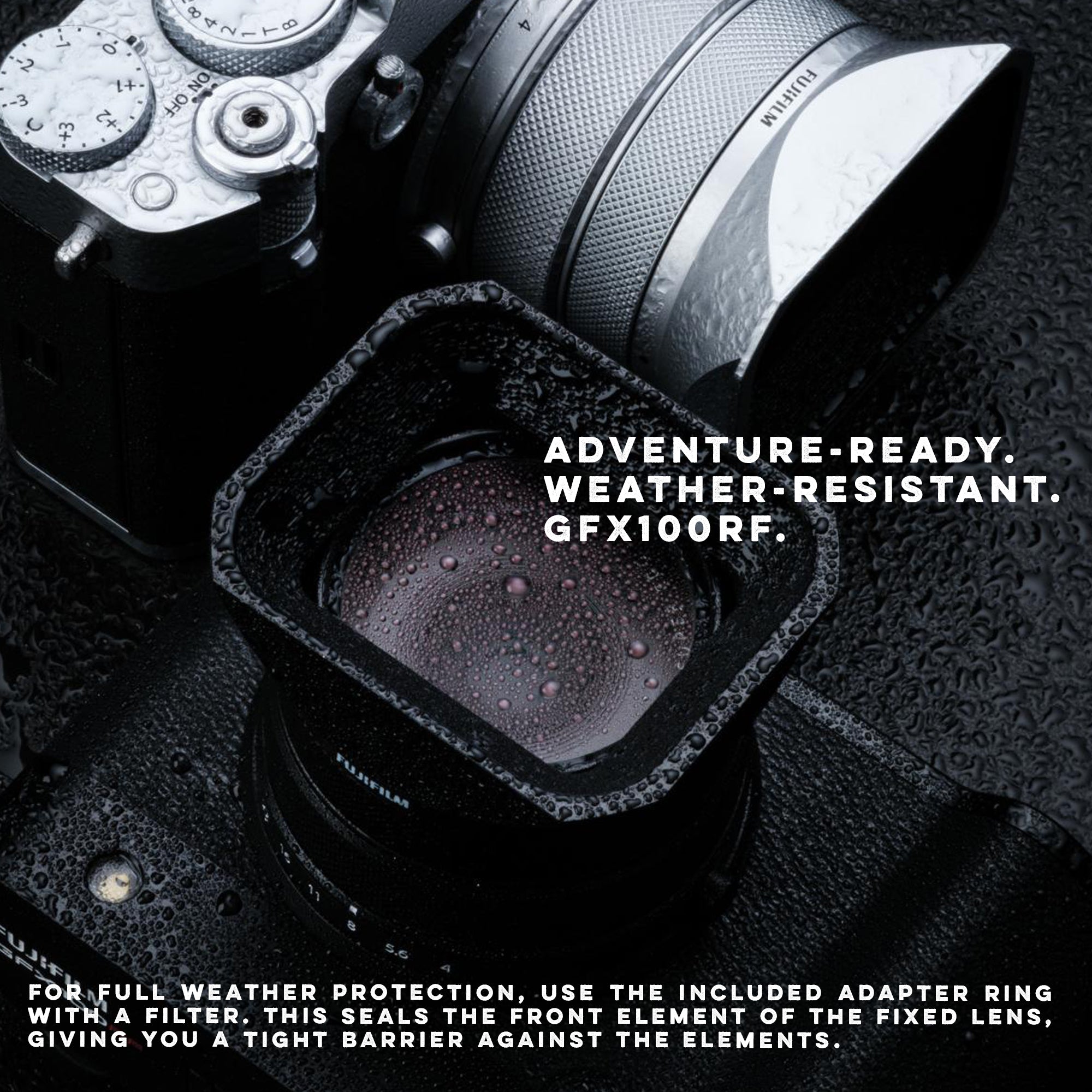 FUJIFILM GFX100RF 102MP Mirrorless Digital Camera Bundle + Accessories Black