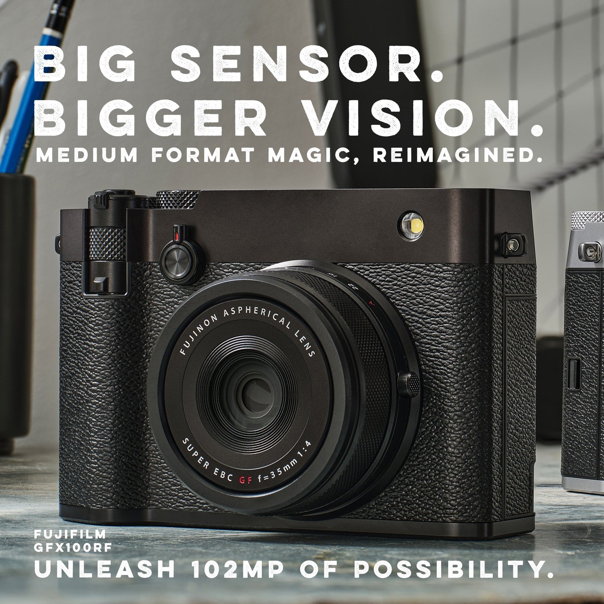 FUJIFILM GFX100RF 102MP Mirrorless Digital Camera Bundle + Accessories Black