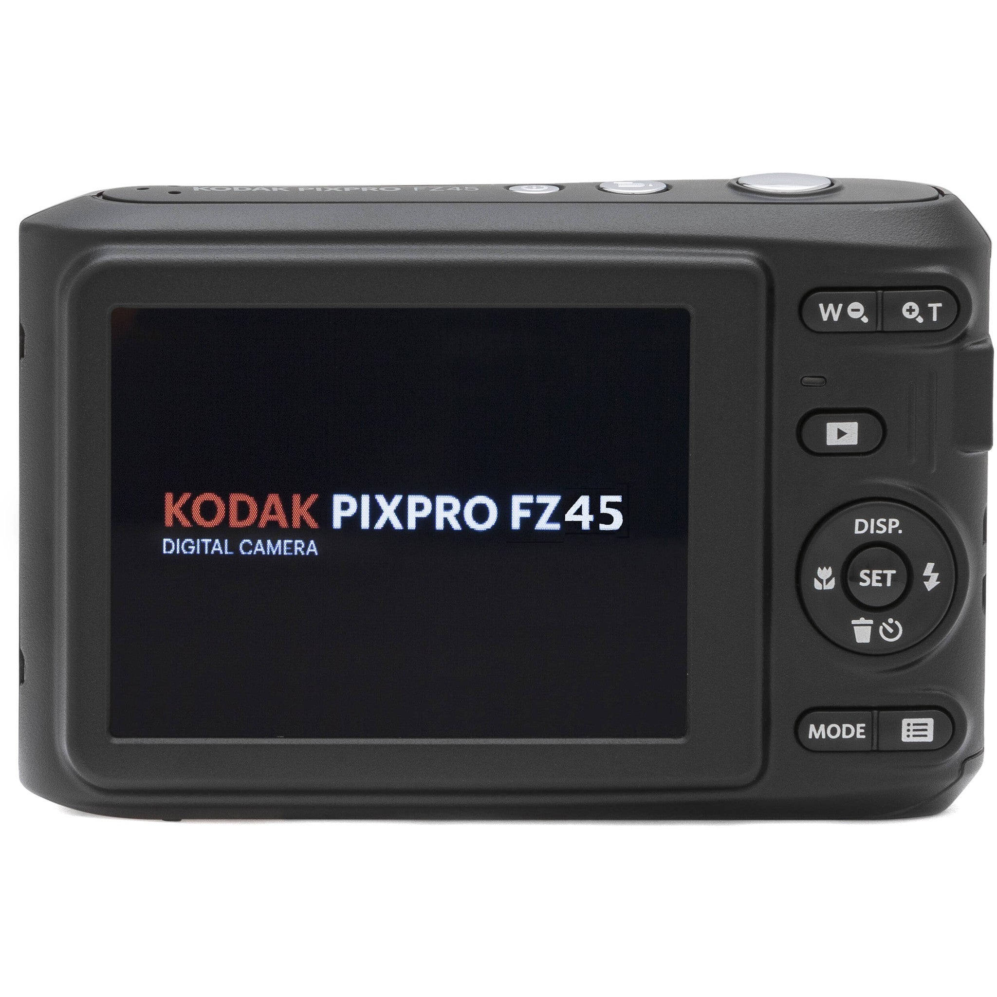 KODAK PIXPRO Friendly Zoom FZ45-BK 16MP Digital Camera with 4X Optical Zoom 27mm Wide Angle and 2.7" LCD Screen Black KODAK
