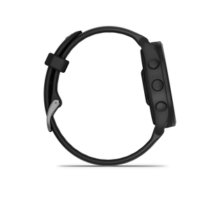 Garmin Forerunner 165 GPS Running Smart watch Bundle - Black/Slate Gray