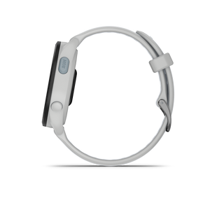 Garmin Forerunner 165 GPS Running Smart watch Bundle - Mist Gray/Whitestone