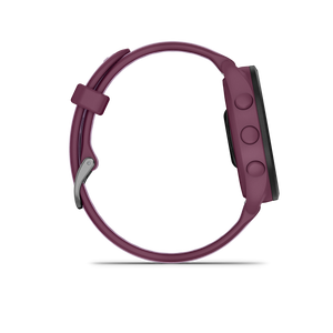 Garmin Forerunner 165 Music GPS Running Smart watch Bundle - Berry/Lilac