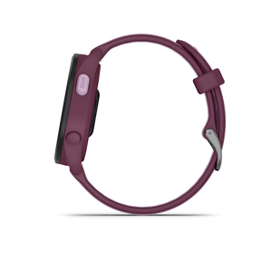 Garmin Forerunner 165 Music GPS Running Smart watch Bundle - Berry/Lilac