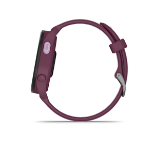 Garmin Forerunner 165 Music GPS Running Smart watch Bundle - Berry/Lilac
