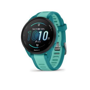 Garmin Forerunner 165 Music GPS Running Smartwatch Bundle - Turquoise/Aqua
