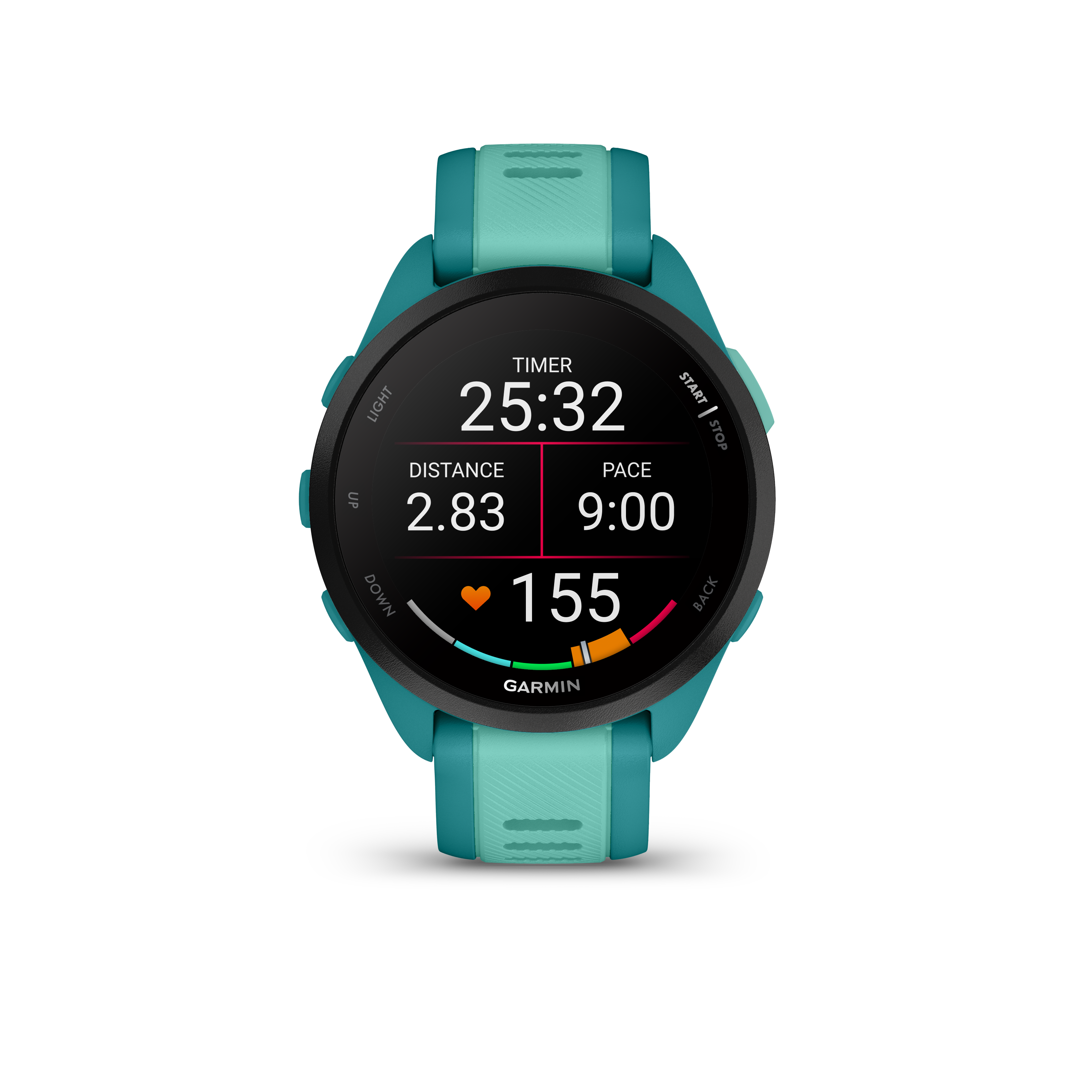 Garmin Forerunner 165 Music GPS Running Smart watch Bundle - Turquoise/Aqua Garmin