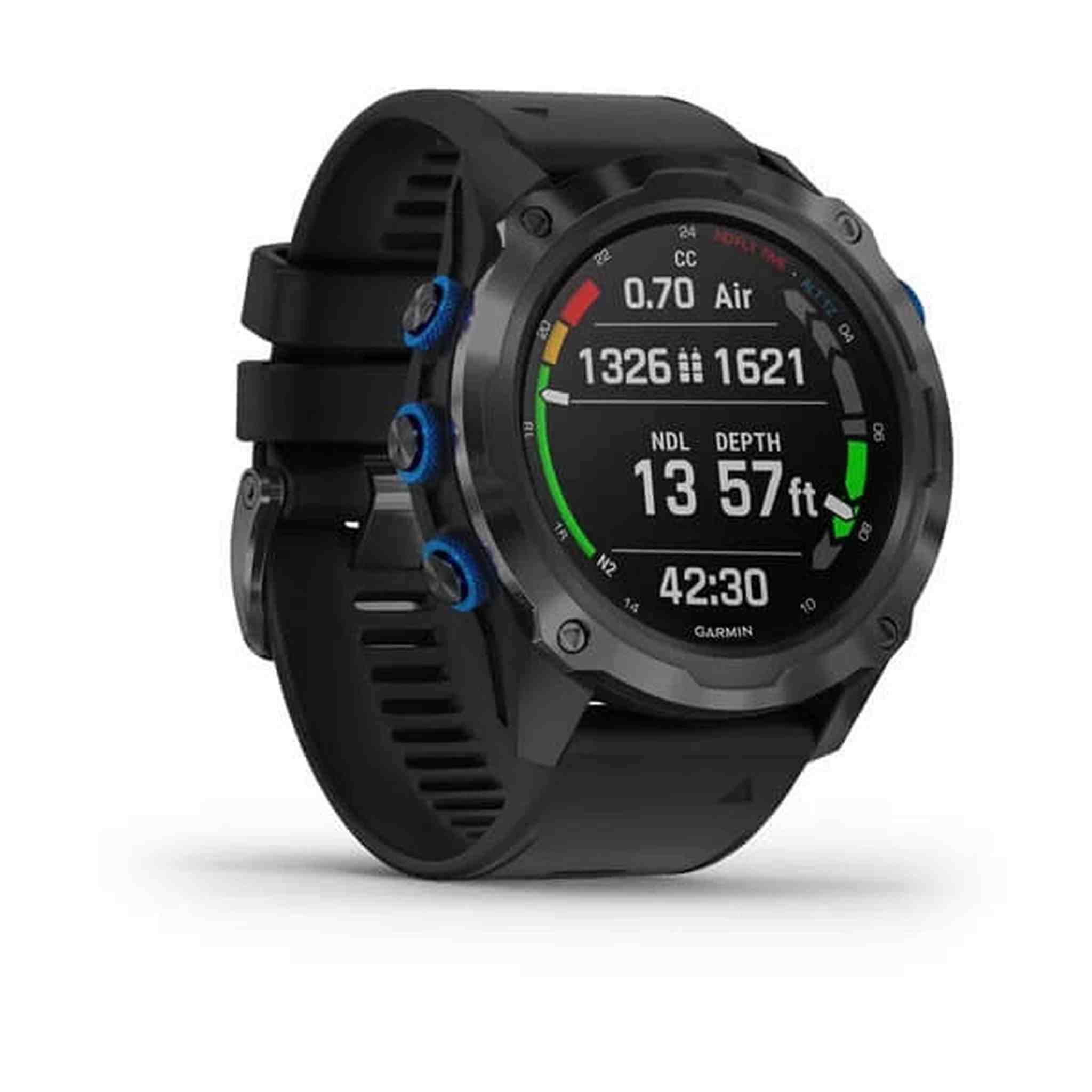 Garmin Descent Mk2i, Watch-Style Dive Computer with Air Integration, Multisport Training/Smart Features, Titanium with Black Band