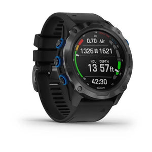 Garmin Descent Mk2i, Watch-Style Dive Computer with Air Integration, Multisport Training/Smart Features, Titanium with Black Band