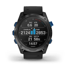 Garmin Descent Mk2i, Watch-Style Dive Computer with Air Integration, Multisport Training/Smart Features, Titanium with Black Band