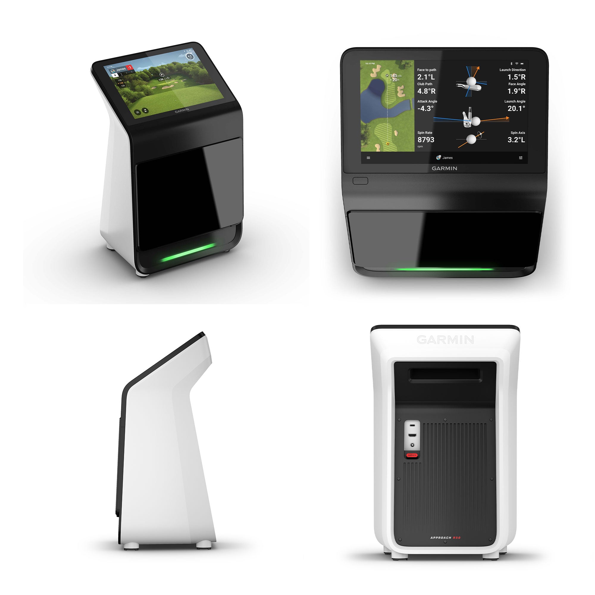 Garmin Approach R50 Premium Golf Launch Monitor and Simulator Bundle