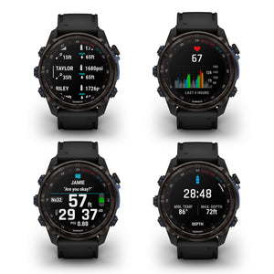 Garmin Descent Mk3i, Dive Computer and Multisport GPS Smartwatch, Black- Bundle