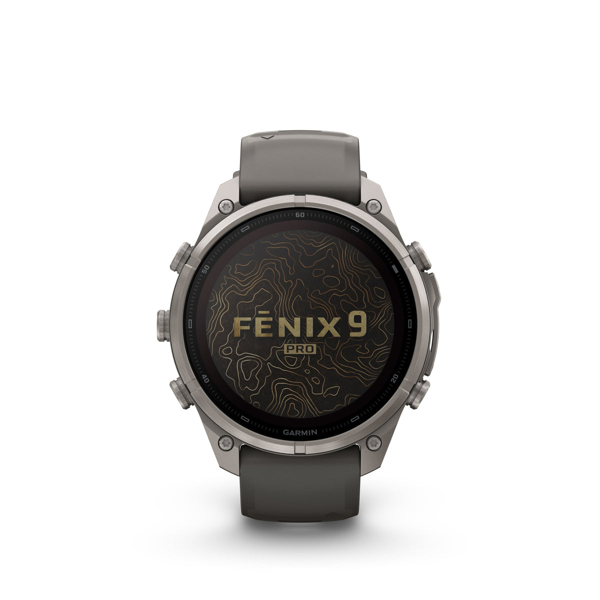 Garmin Fenix 9 Pro Solar 47mm Titanium GPS Smartwatch Pebble Gray Band