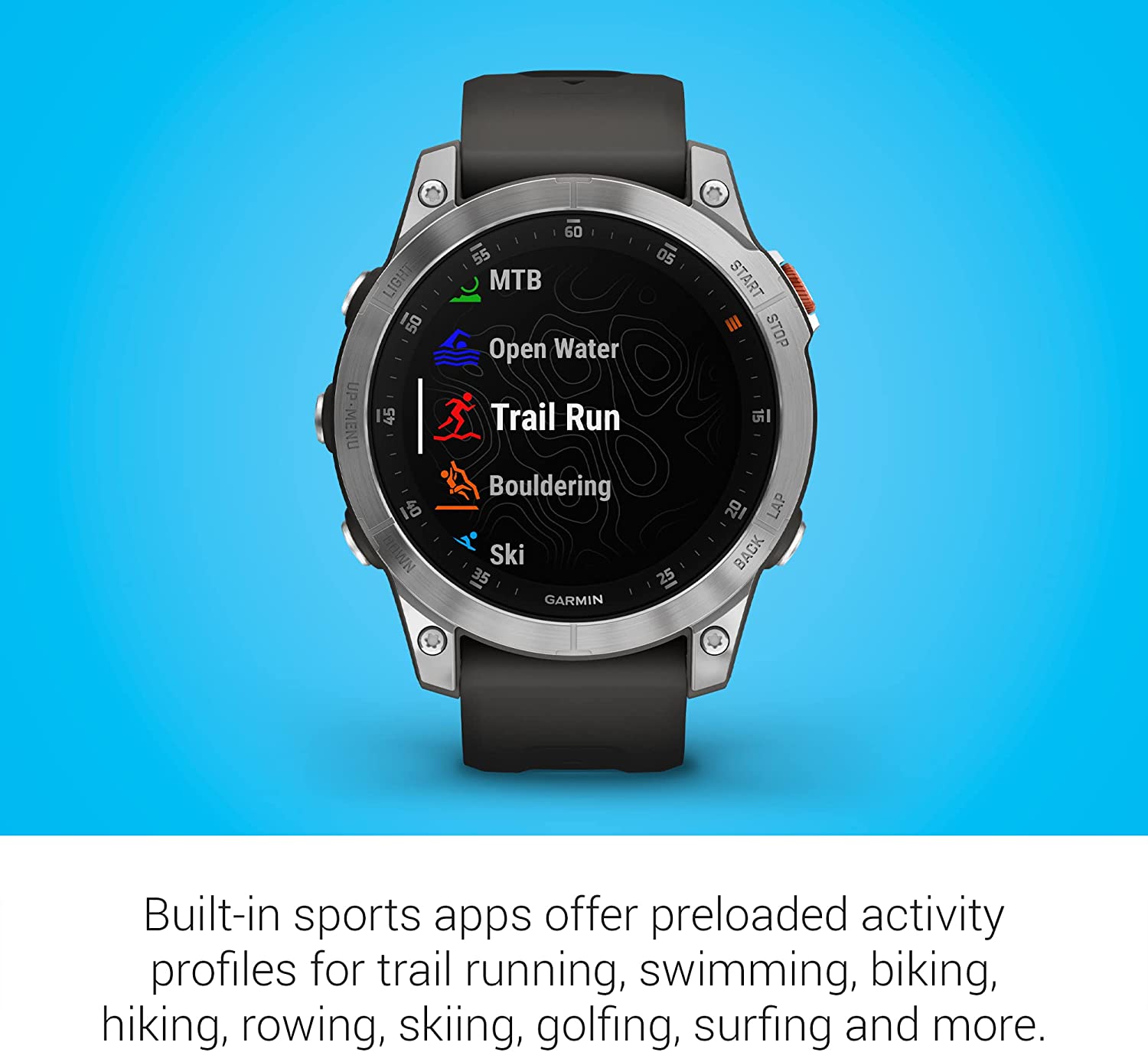 Garmin Epix Gen 2 GPS Premium Fitness Smartwatch with Standard Accessory Kit -