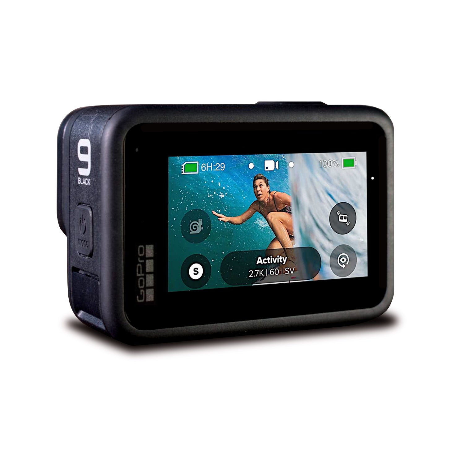 GoPro HERO9 Black - Waterproof Action Camera with Front LCD and Touch Rear  Screens, 5K Ultra HD Video, 20MP Photos, 1080p Live Streaming, Webcam,  Stabilization 