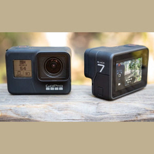 GoPro HERO7 Black Waterproof Digital Action Camera with Touch Screen 4K HD Video 12MP Photos Live Streaming Stabilizatio - Reconditioned GoPro
