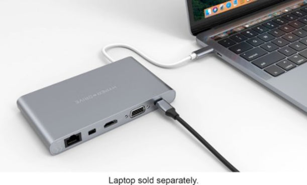 Hyperdrive - Ultimate 11-Port USB-C Hub - Space Gray