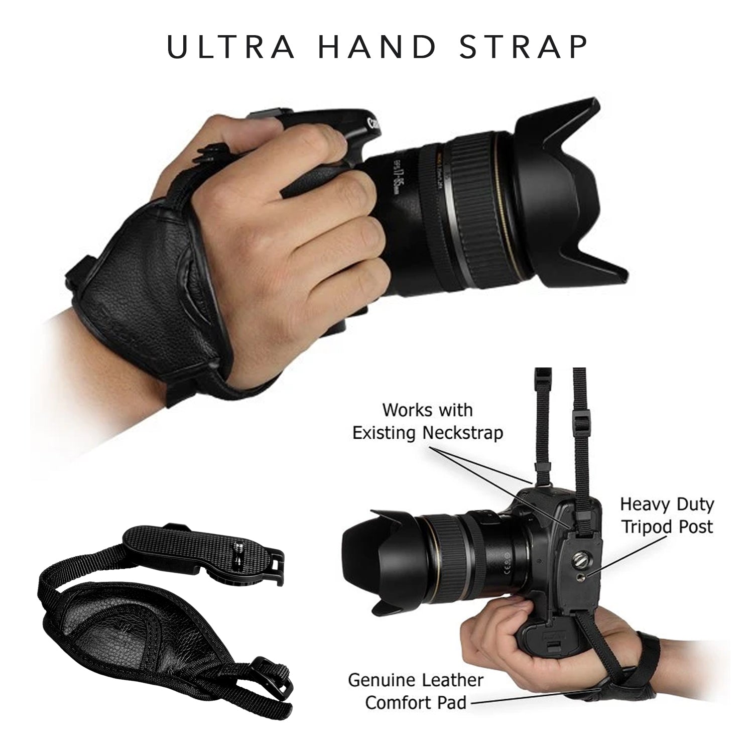 37mm Accessory Bundle with Wide Angle and Telephoto Lens, Hand Strap, and More