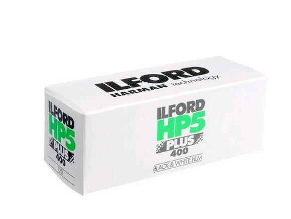 Ilford HP5 Plus Black and White Negative Film ISO 400 120 Roll Film