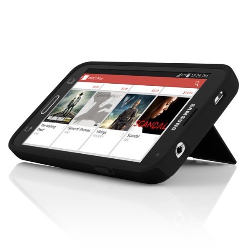 Incipio Stowaway Credit Card Case for Samsung Galaxy S5 - Retail Packaging - Black/Black