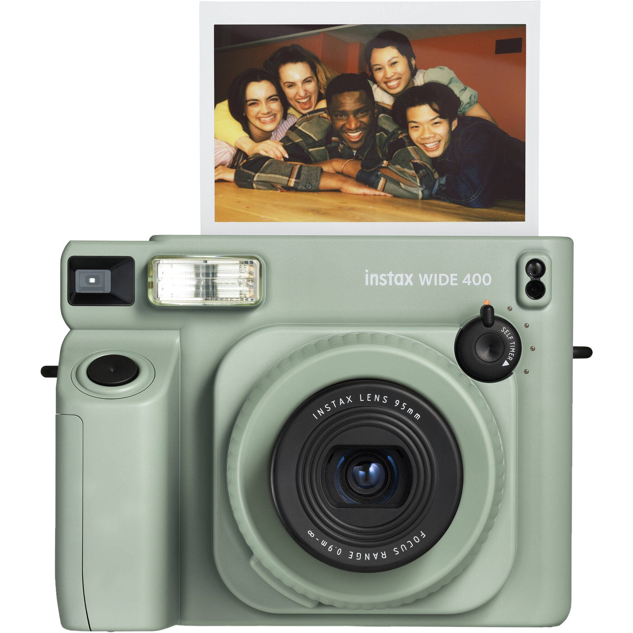 Fujifilm INSTAX Wide 400 Camera -Sage Green, Pack of 2 Fujifilm instax Wide Film