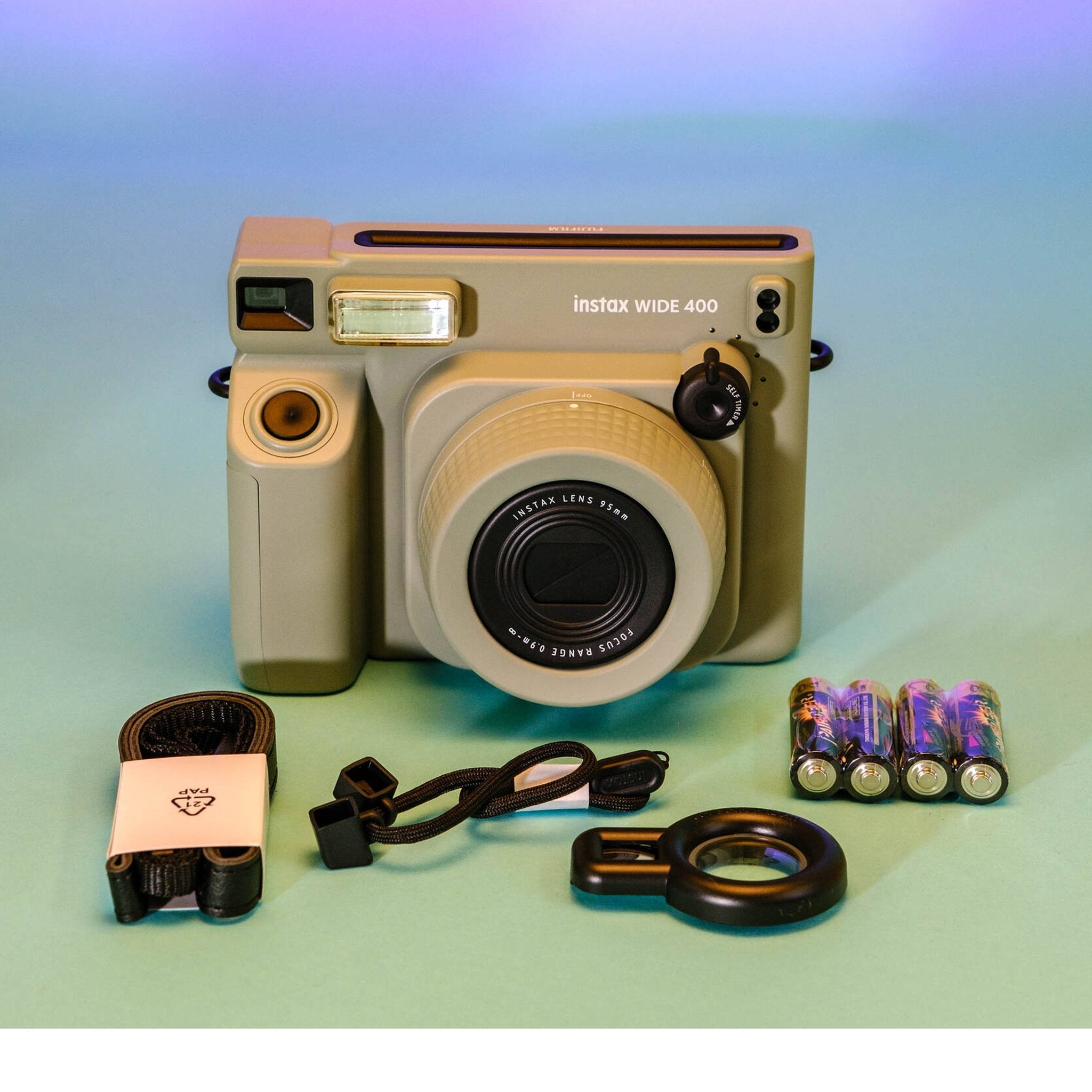 Fujifilm Instax Wide 400 Instant Film Camera With WIDE Instant Film Bundle