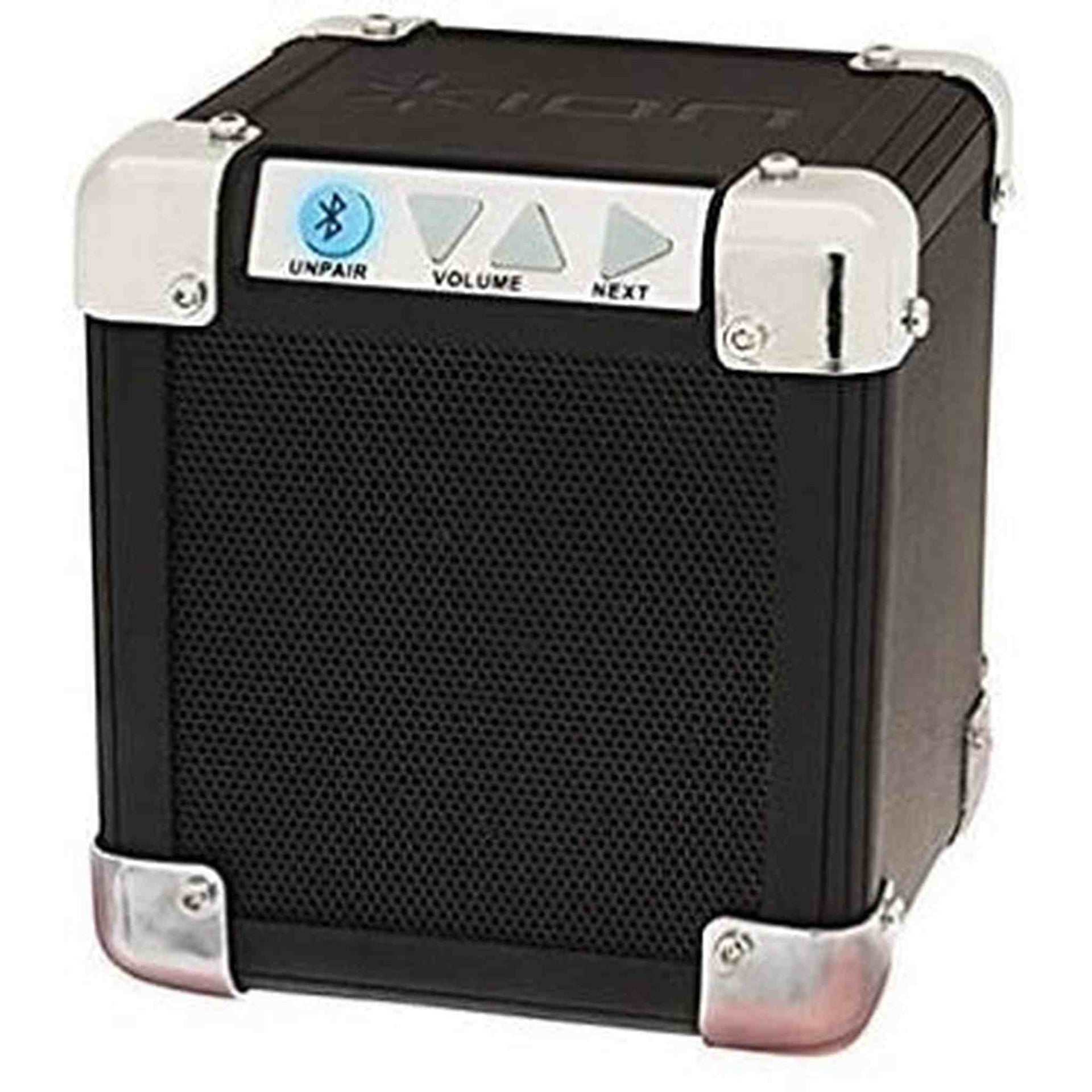 ION Audio Rock Block | Palm-Sized Wireless Bluetooth Speaker with 1/8" Input 15W