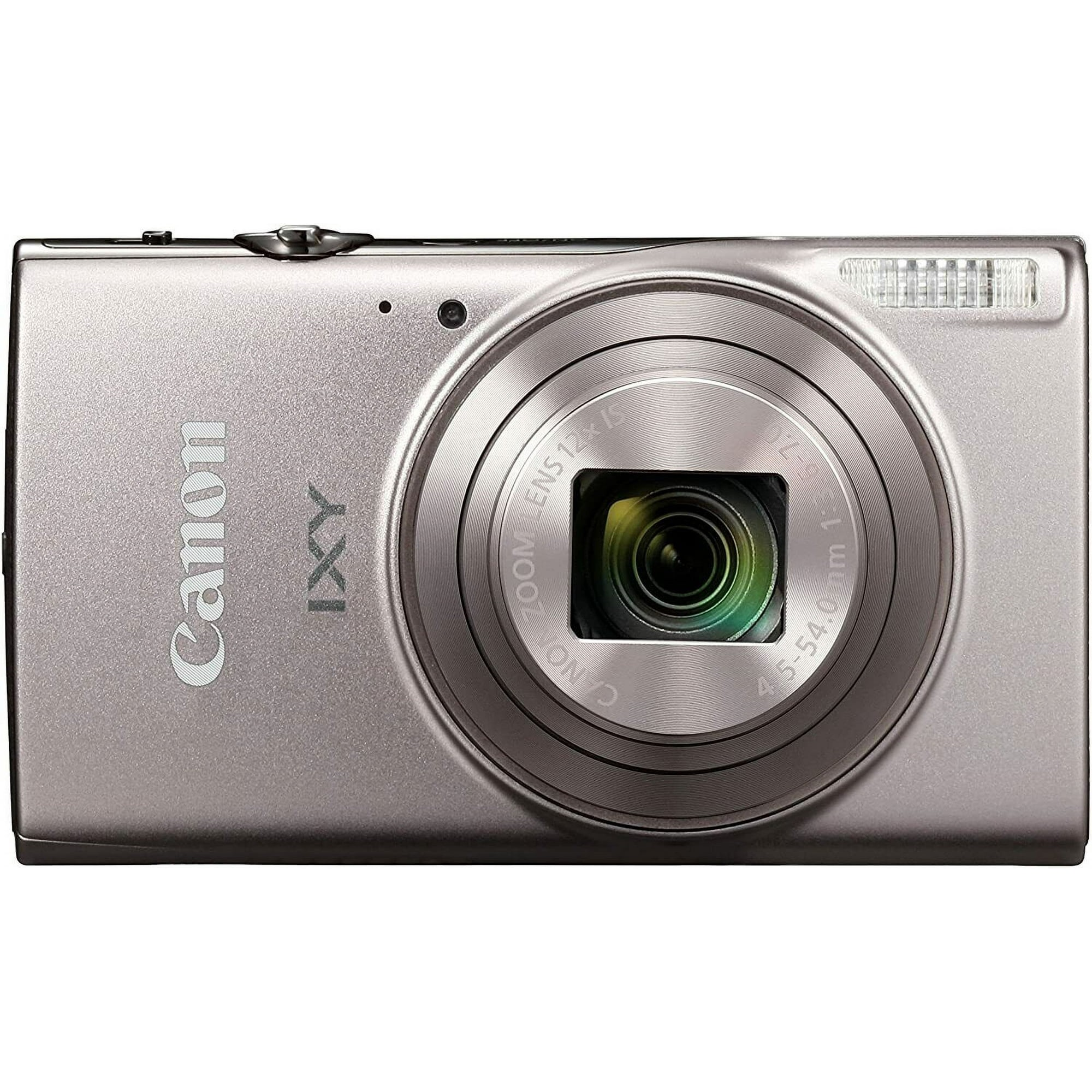 Canon Compact Digital Camera IXY 650 12x Optical Zoom IXY650 - Silver - Bundle