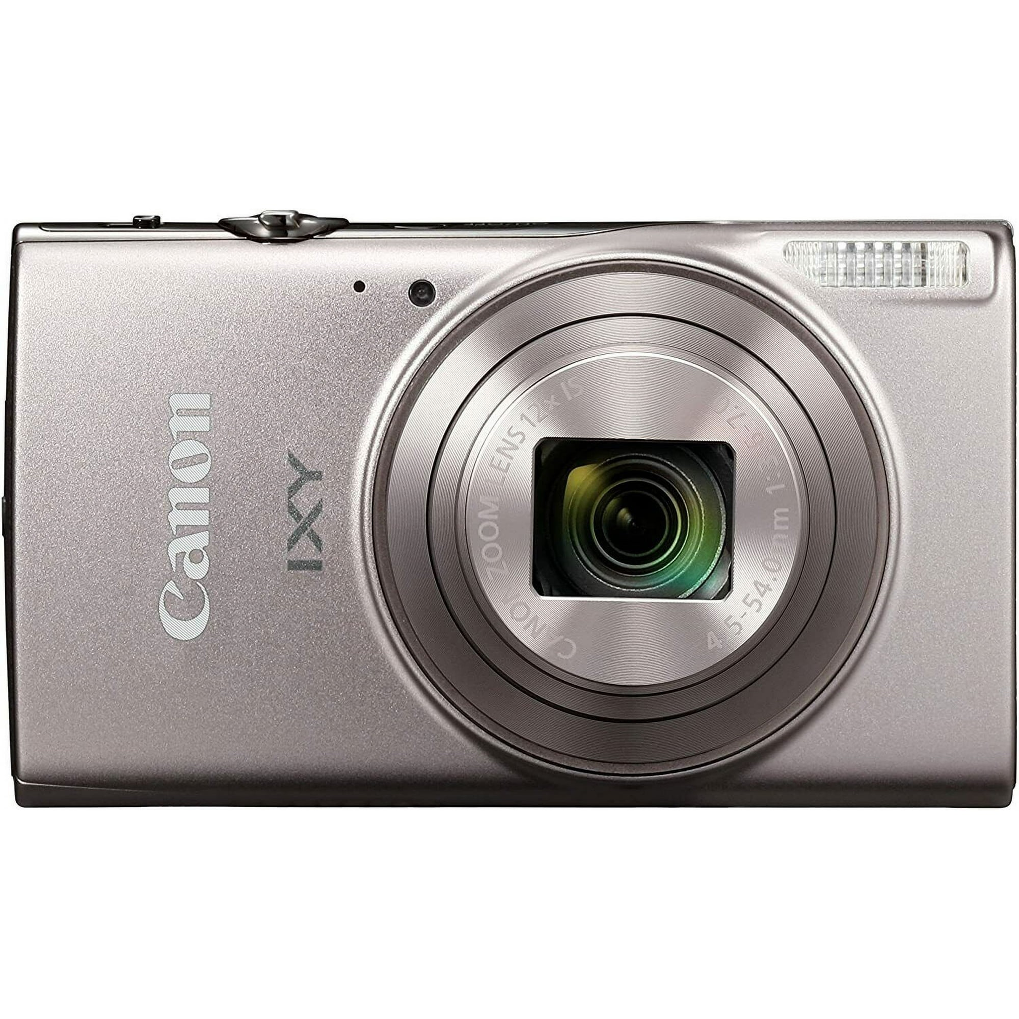 Canon Compact Digital Camera IXY 650 12x Optical Zoom IXY650 - Silver - Bundle