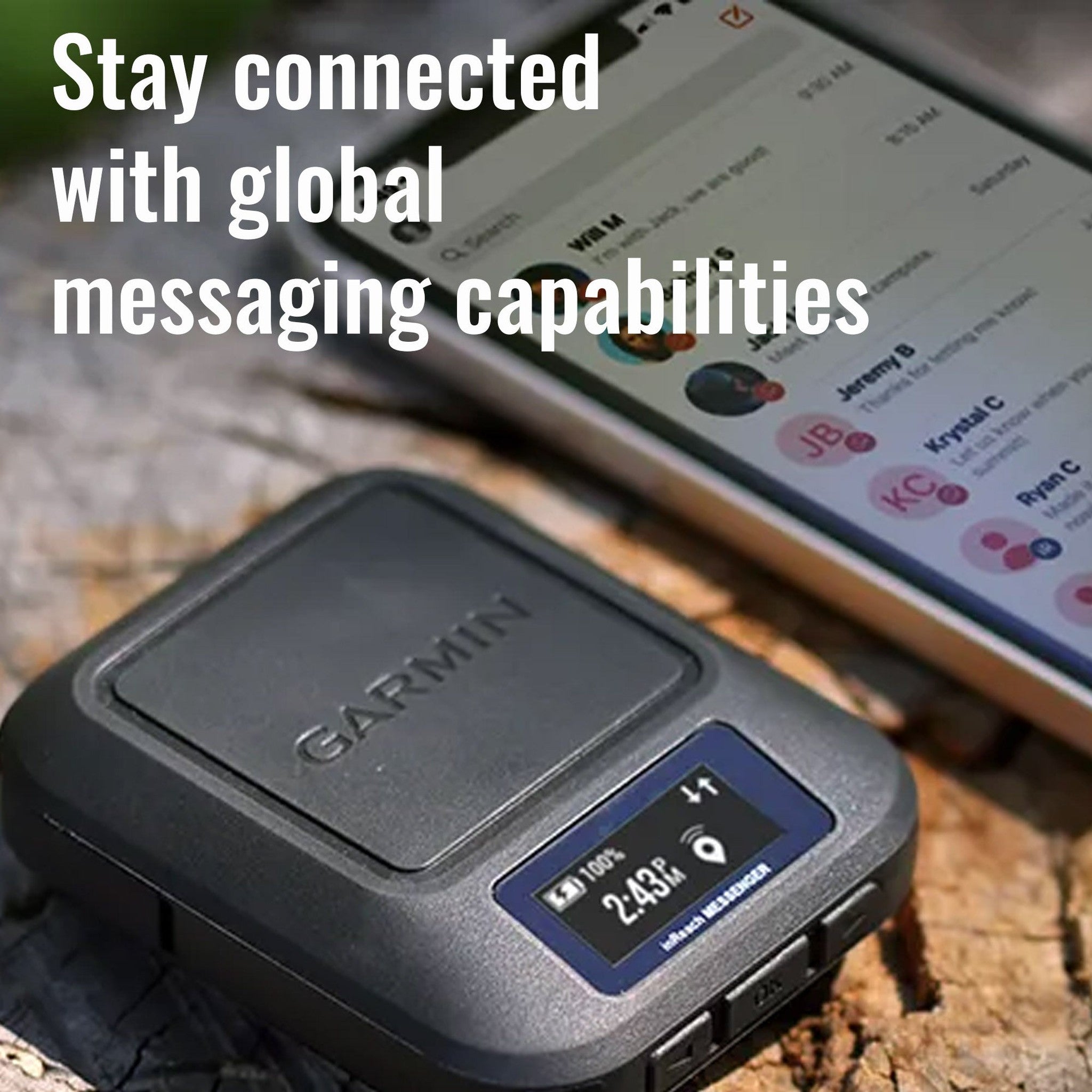 Garmin inReach Messenger Satellite Communicator Handheld Messaging Device Bundle Garmin