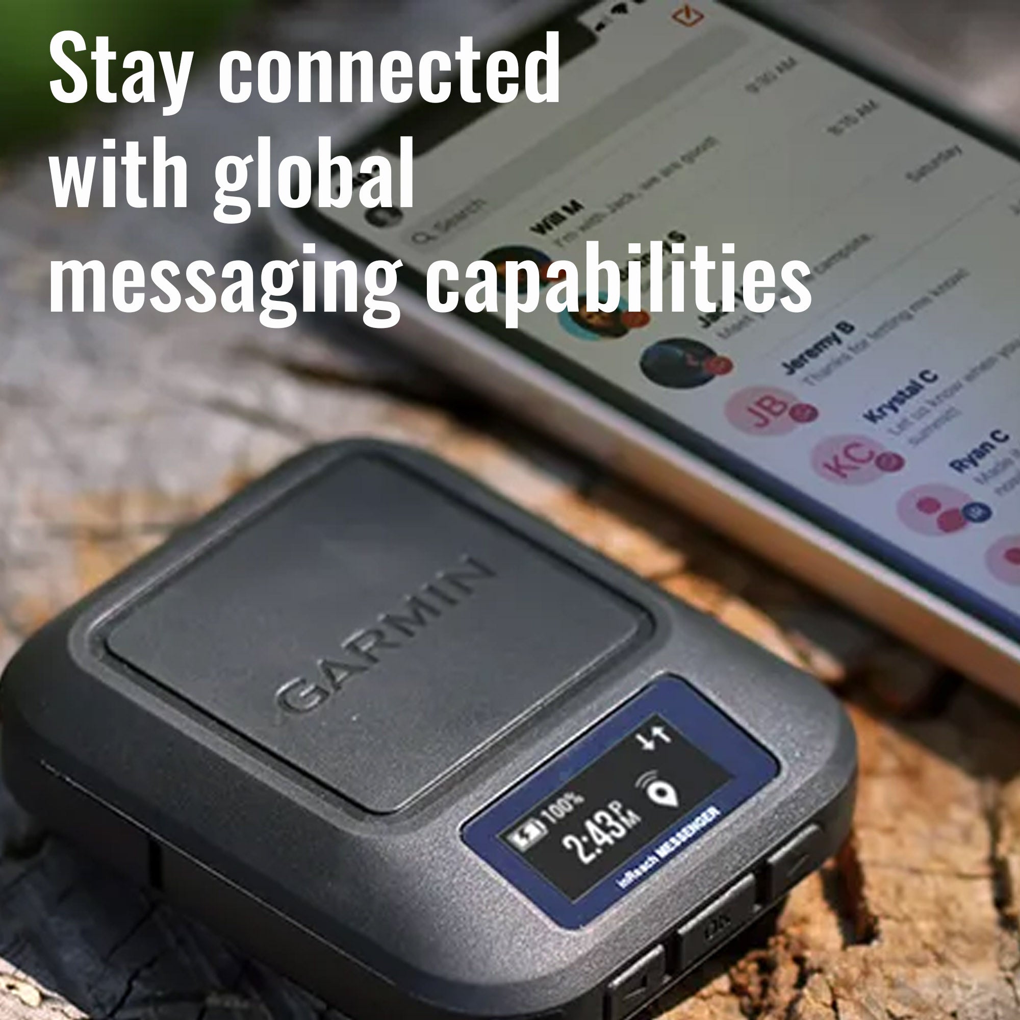 Garmin inReach Messenger Satellite Communicator Handheld Messaging Device Bundle