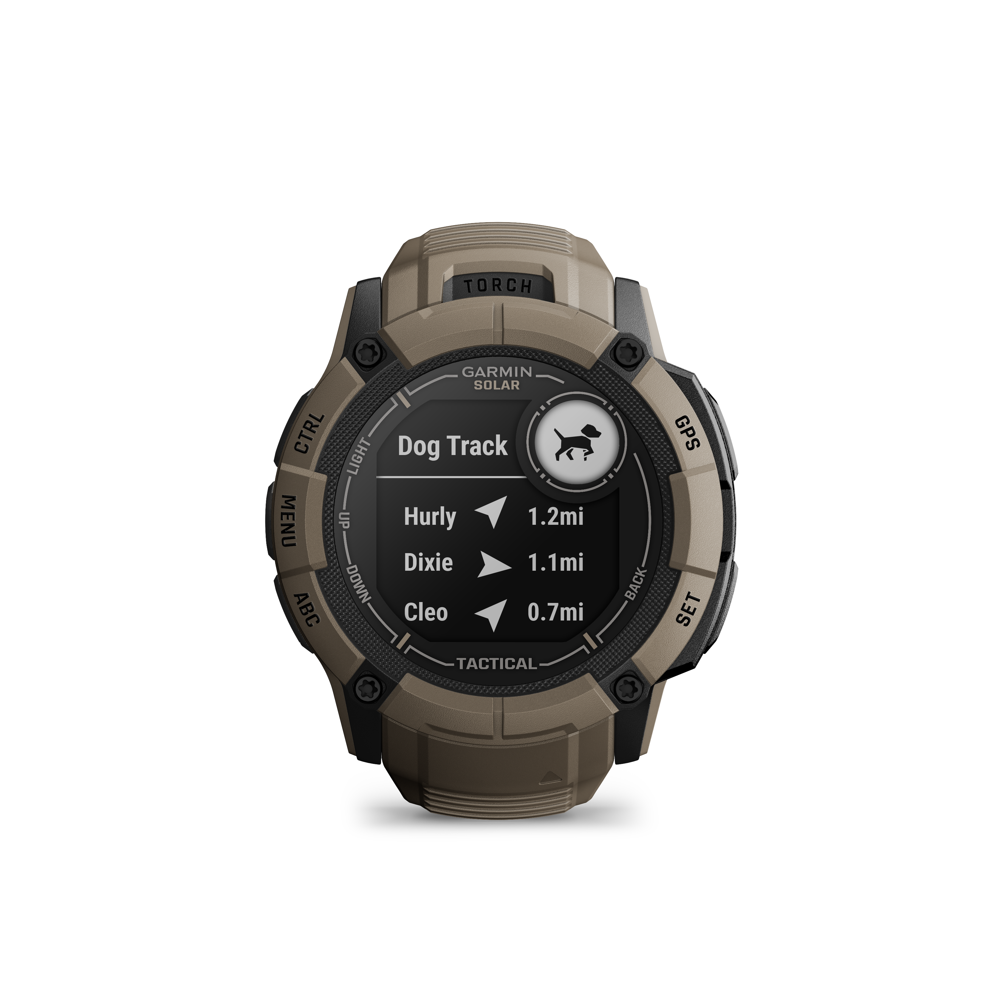 Garmin Instinct 2X Solar Tactical Edition GPS Smartwatch, Coyote Tan, Bundle