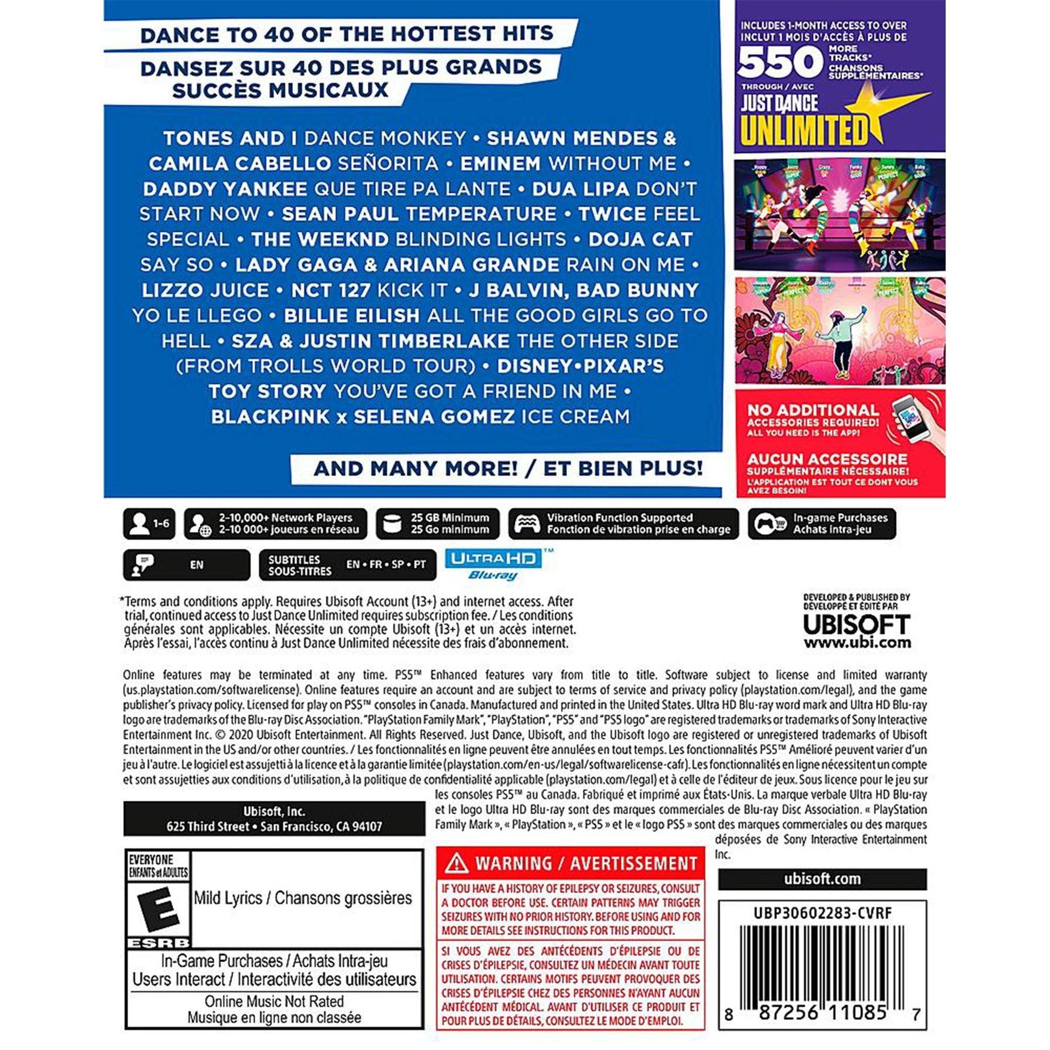 PlayStation 5 DualSense Wireless Controller Bundle with Just Dance 2021 PlayStation