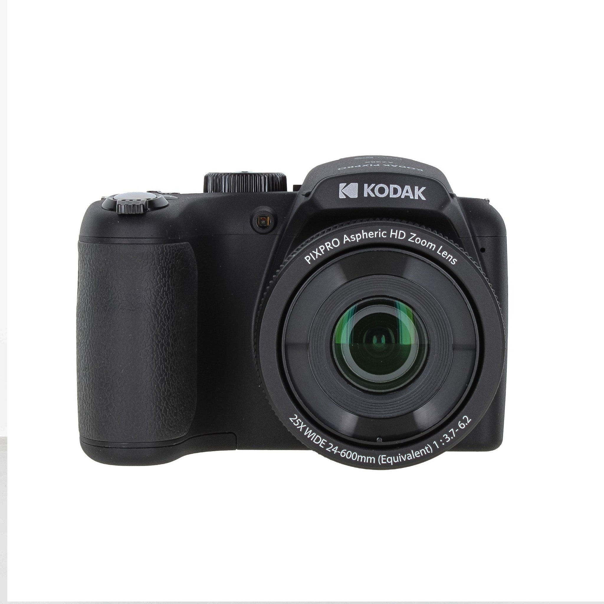 Kodak PIXPRO AZ255 Digital Camera Black AZ255BK + 128GB Card + Bag + Cloth