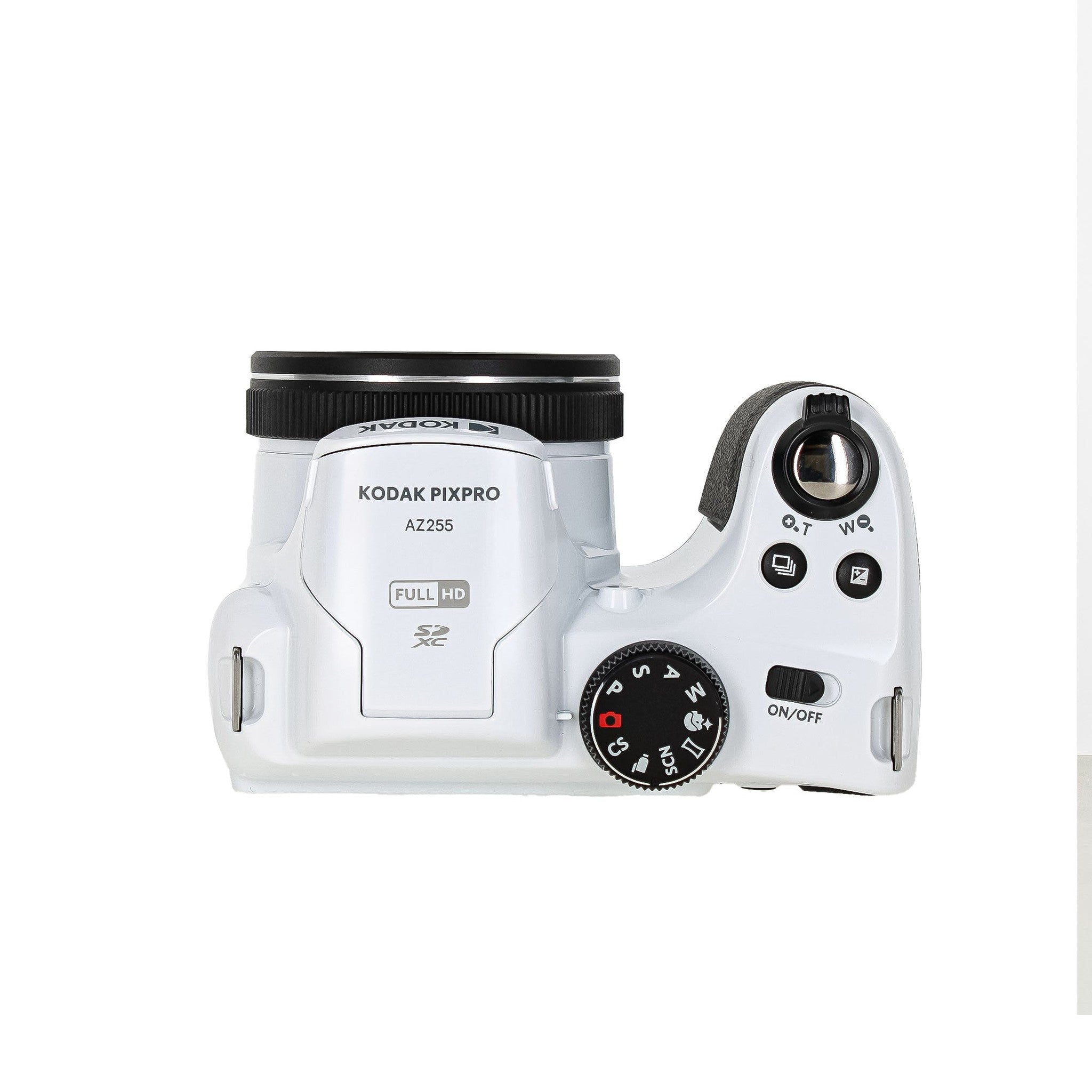 Kodak PIXPRO AZ255 Digital Camera White AZ255WH + 128GB Card + Bag + Cloth