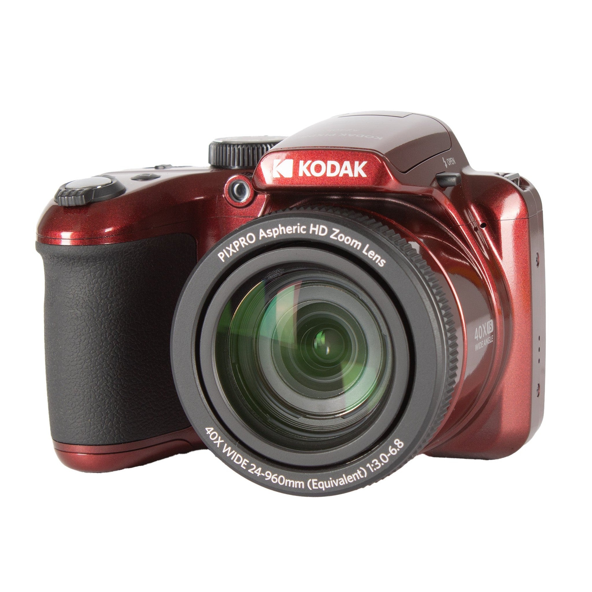 Kodak PIXPRO AZ405 Digital Camera Red AZ405RD + 32GB Card + Bag + Cloth