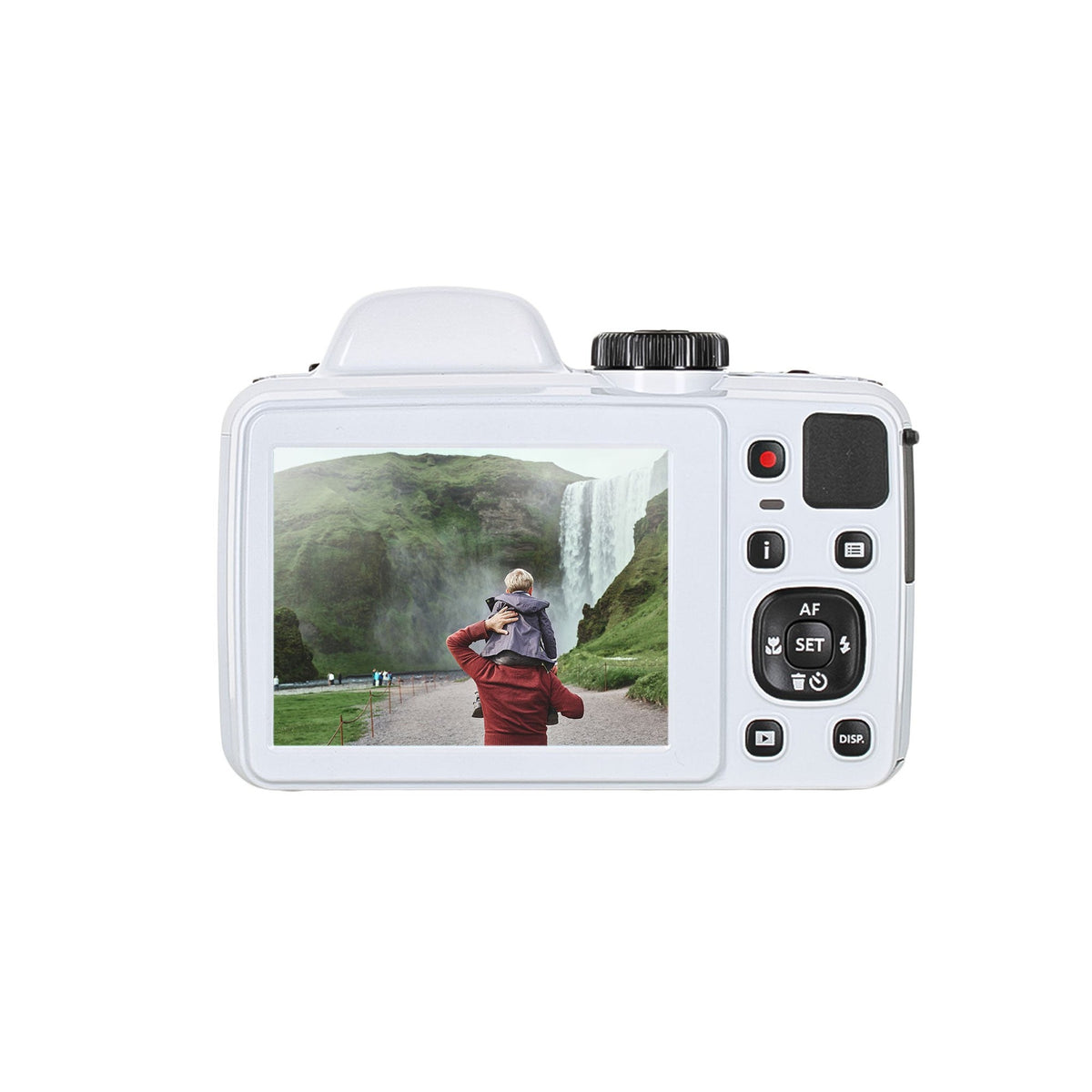 Kodak PIXPRO AZ405 Digital Camera White AZ405WH + 128GB Card + Bag + Cloth