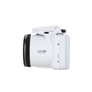 Kodak Pixpro AZ405 Digital Camera in White AZ405WH Bundle with Accessories