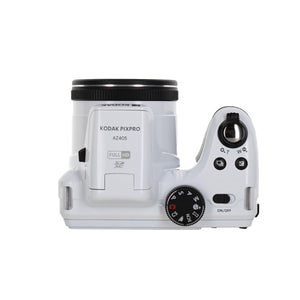 Kodak Pixpro AZ405 Digital Camera in White AZ405WH Bundle with Accessories