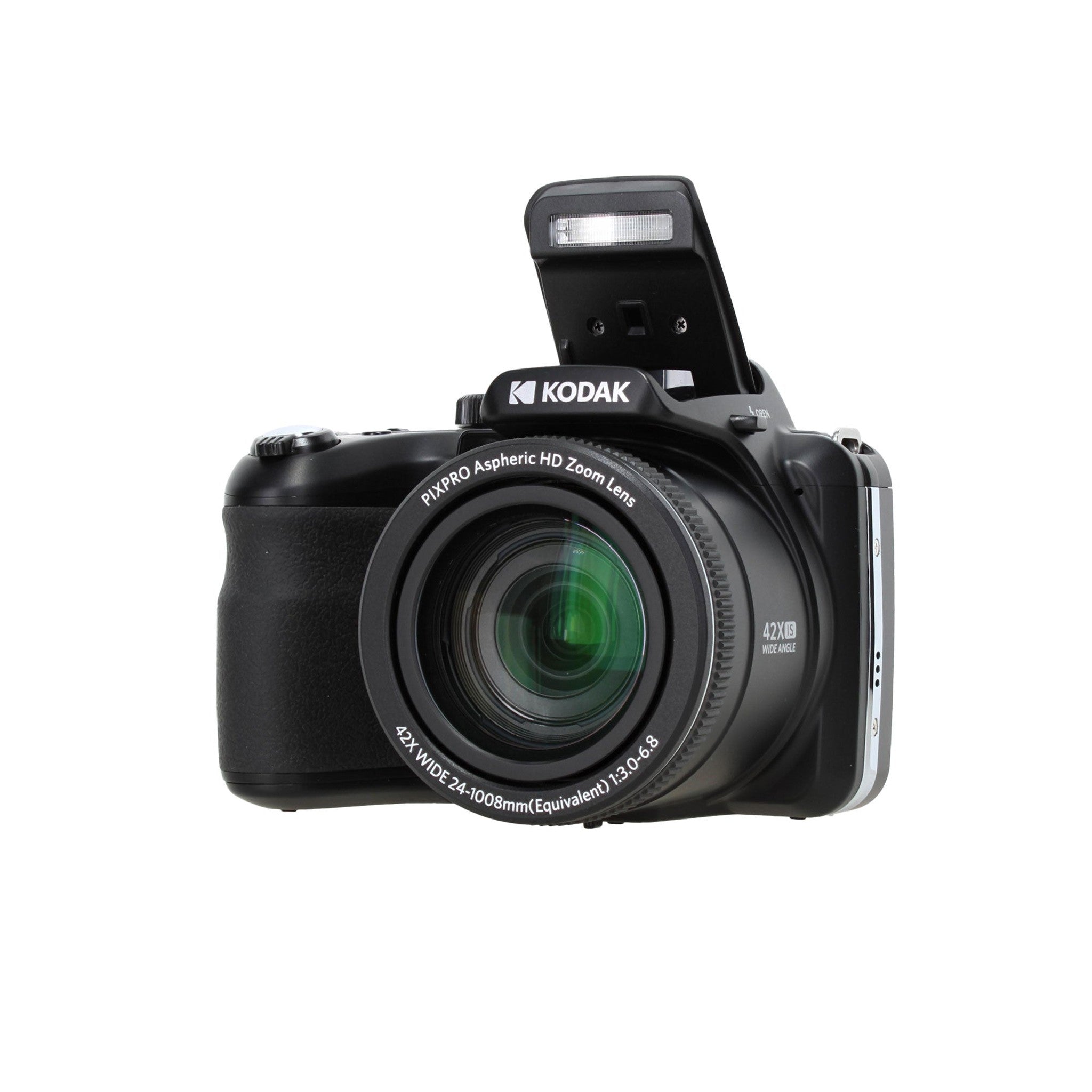 KODAK PIXPRO AZ425 20MP Digital Vlogging Camera +32GB Memory Card + More Black KODAK
