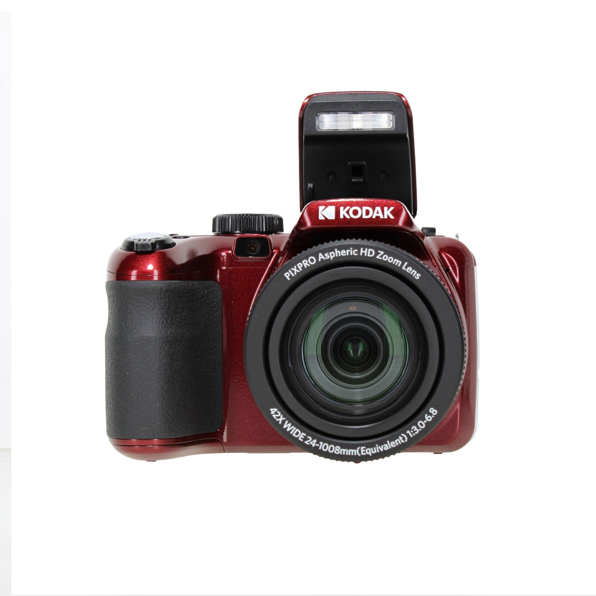 Kodak PIXPRO AZ425 Digital Camera Red AZ425RD + 64GB Card + Bag + Cloth