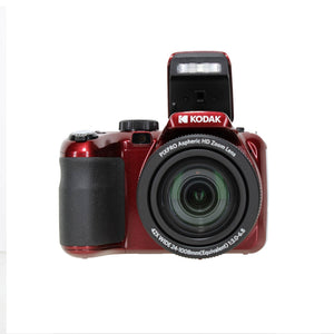 Kodak PIXPRO AZ425 Digital Camera Red AZ425RD + 64GB Card + Bag + Cloth