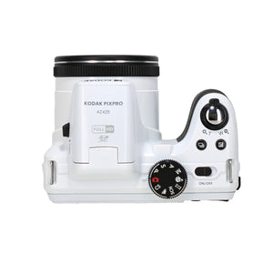 KODAK PIXPRO AZ425 20MP Digital Vlogging Camera +32GB Memory Card + More White