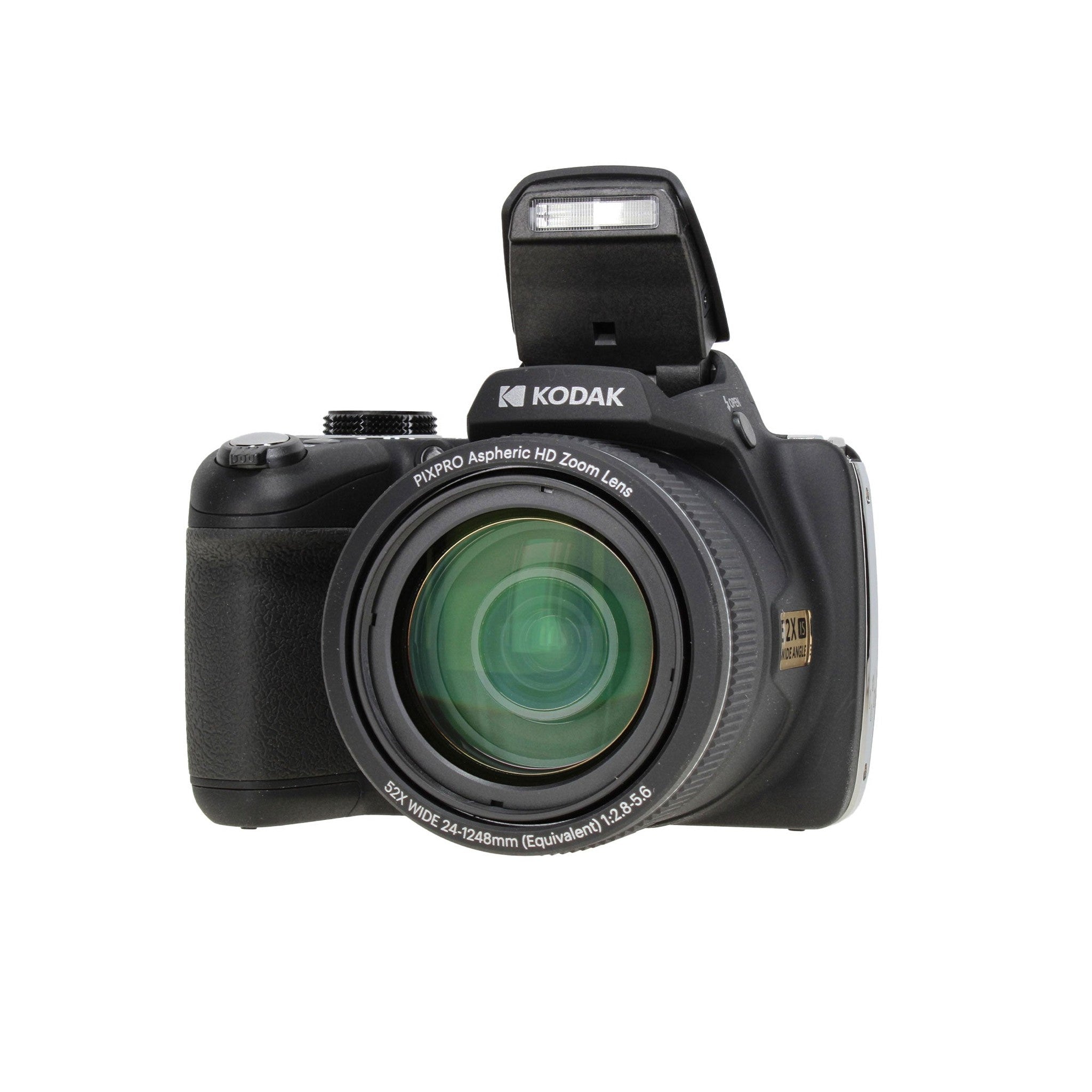 Kodak PIXPRO AZ528 Digital Camera Black AZ528BK + 32GB Card + Bag + Cloth