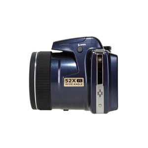 KODAK PIXPRO Astro Zoom AZ528 16MP Digital Camera + 64GB Memory Card + More Blue