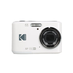 Kodak PIXPRO FZ45 Digital Camera White FZ45WH + 64GB Card + Camera Case + Cleaning Cloth