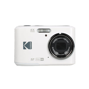 Kodak Pixpro FZ45 Digital Camera in White FZ45WH Bundle with Accessories