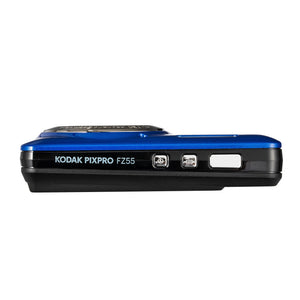 Kodak PIXPRO FZ55 Digital Camera Blue FZ55BL + 32GB Card + Case + Cleaning Cloth