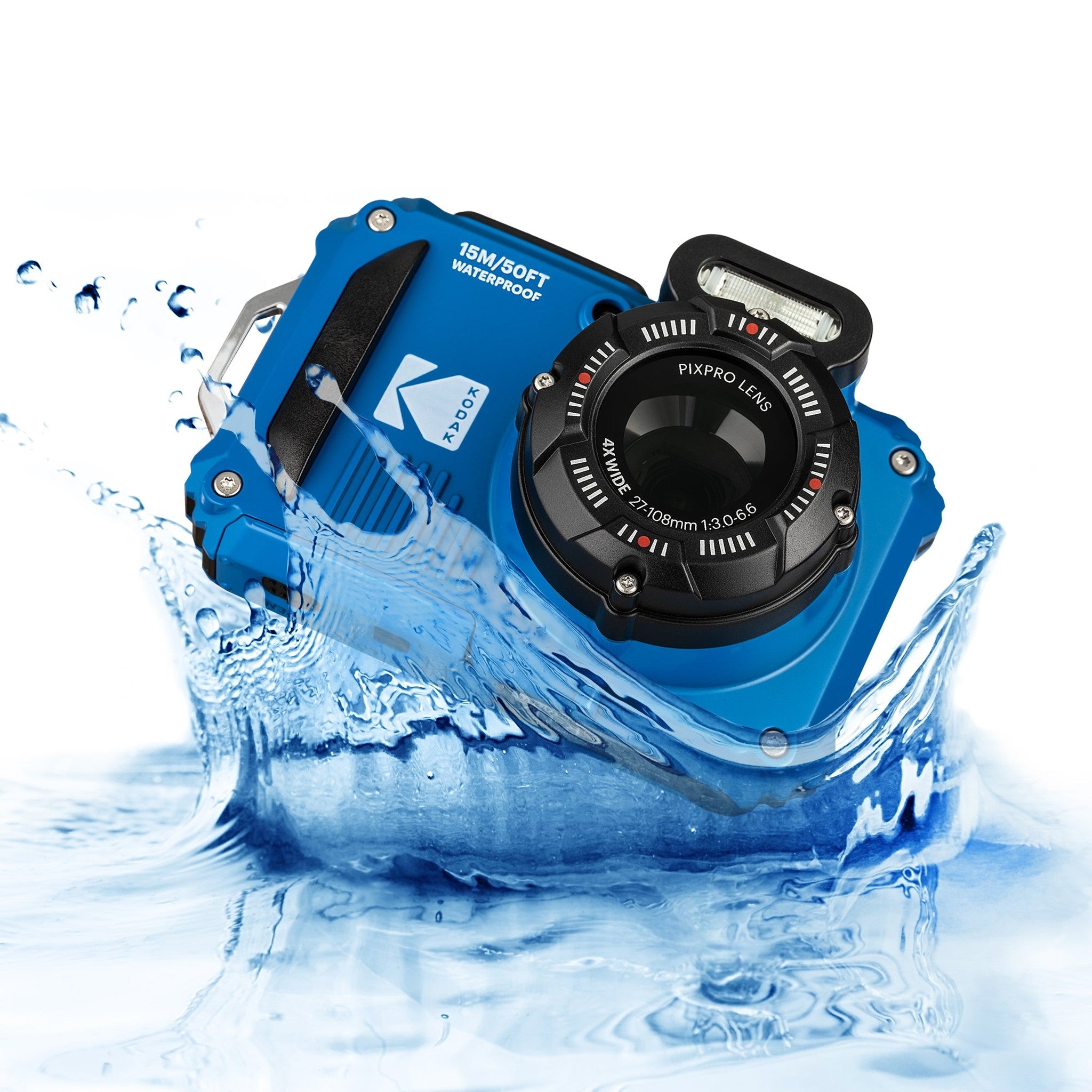Kodak PIXPRO WPZ2 Digital Camera Blue| Waterproof, Shockproof & Dustproof Camera