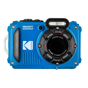 Kodak PIXPRO WPZ2 Digital Camera Blue WPZ2BL + 32GB Card + Case + Cleaning Cloth